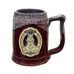 Michigan Renaissance Festival 1996 Stoneware Mug Limited Edition Stein